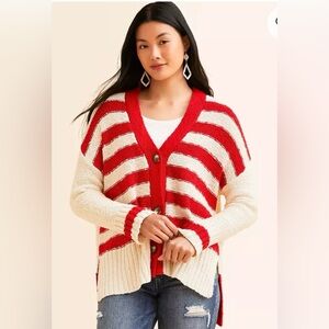 Veveret striped cardigan sweater from the buckle